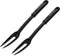 Nylon Fork Made of Heat Resistant Nylon with Plastic Handle with Hole Ideal for use with Non-Stick Pots and Pans (Pack Of 2) - By Ram Pro...