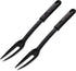 Nylon Fork Made of Heat Resistant Nylon with Plastic Handle with Hole Ideal for use with Non-Stick Pots and Pans (Pack Of 2) - By Ram Pro...