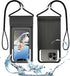 Waterproof Phone Pouch, Large Waterproof Phone Case, Universal Cell Phone Case Dry Bag, Compatible for iPhone, Samsung, All Smartphones Black...