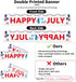 Probsin Large 4th of July Banner Decorations 120"x20" National Independence Day Yard Sign Patriotic Party Supplies American Balloons Hanging Decor...
