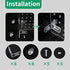 Aquarium Fish Tank Divider Acrylic Isolation Grid Board with Suction Cups Included Clear Fish Separator Transparent Plate Baffle Cover Blocking Fi...