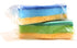 Graham & Ash Co 6 Pack Natural Sponges Plant Based Wood Pulp Non Scratch Sisal Scrubber for Kitchen Bathroom and All Surfaces (6, Blue & Yellow)...