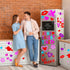 XIMISHOP 6pcs Valentine's Day Gel Window Clings,Valentine's Day Window Clings Sticker for Valentine's Day Window Decors...