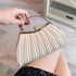 Clutch Purses for Women Evening Bags With Detachable Chain Strap for Cocktail Party Wedding with Pleated...