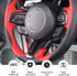 Linskip Steering Wheel Trim Compatible with Ford Mustang 2015 2016 2017 2018 2019 2020 2021 2022 2023, Mustang Steering Wheel Cover, Mustang Inter...