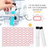 30ml Glass Clear Test Tubes with Screw Caps and Plastic Stoppers, 22 x 120mm Liquid Small Leak-Proof Glass Test Tubes, 6PCS...