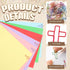100 Pcs Paper Clips 1.34 x 0.8 Inches Multicolored Paper Clips Cute Paper Clips Journaling Supplies for Bookmark Study Gifts (Cross)...