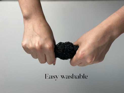 Handmade Nylon Dominican Tubi HairNet Wrap for sleeping or after beauty (Pack of 2) (One Size, 2, Count), Black...