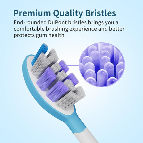 Electric Toothbrush Heads for Philips Sonicare Replacement Heads, 8 Pack Replacement Toothbrush Heads Soft Philips Sonicare A3 Sensitive Replaceme...