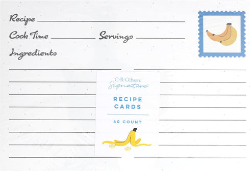 C.R. Gibson Q12-25450 Recipe Cards, One Size, Multicolor...