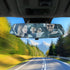 Car Rearview Mirror,Panoramic Wide Angle Reduce Blind Spots 12.6inch HD Universal Interior Rear Mirror for Cars,SUVs,Trucks,Vehicles Blue...