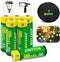 JINTION Rechargeable Ni-MH AA Batteries, Double A High Capacity 1.2V Pre-Charged 600mAh Battery for Solar Lights, String Lights, Remotes, Wireless...