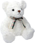 Fluffy White Teddy Bear Stuffed Animals Plush Toys with lattice Tie for Kids Babies Birthday Bedtime, 12 inches...