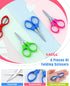 6 Pcs Folding Scissors, Small Stainless Steel Foldable Scissors, Portable Mini Travel Scissors for Home Travel School Office...