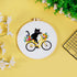Louise Maelys Cute Cat Embroidery Kits for Beginners with Flower bike pattern,Adults Starter Cross Stitch Kit DIY Needlepoint Kits......