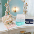 Travel Jewelry Box, PU Leather Small Jewelry Organizer for Women Girls, Double Layer Portable Mini Travel Case Display Storage Holder Boxes for St...
