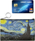 Van Gogh Starry Night Change Purse for Women With Zipper Coin Pouch Coin Bag Zipper Clutch Pouch Small Wallet Gifts for Women Girls...