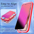 Compatible with iPhone 14 Compatible with iPhone 13 Pro and Compatible with iPhone 13 Privacy Screen Protector 2 PACK 25 Degree Anti Spy Tempered ...