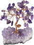 mookaitedecor Amethyst Crystal Tree with Amethyst Cluster Crystals Base Bonsai Money Tree for Wealth and Luck...