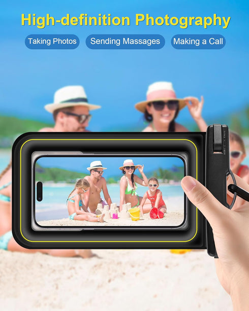 IP68 Waterproof Phone Pouch Floating: 2024 Cruise Ship Essentials Travel Must Haves Dry Bag for Vacation Beach Kayak Boat Accessories, Water proof...