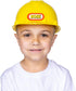Dress Up America Hard Hat for Kids - Yellow Construction Helmet for Toddlers...