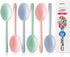 Plastic Spoon Portable Cereal, Soup, Porridge, Spoons Reusable Dinner Scoops for Home Kitchen Buffet Restaurant Flatware | Made in USA...