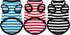 3 Pieces Dog Striped Shirt Light Color Cotton Sleeveless Puppy Dog Shirts Breathable Pet Apparel Tank Top Colorful Puppy Sweatshirt Dog Clothes fo...