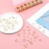 1370Pcs Gold Open Jump Rings 3/4/5/6/8/10 mm Crafts Jump Rings Kit Small and Large DIY Open Jump Ring Hoops for Jewelry Making Keychains and Neckl...