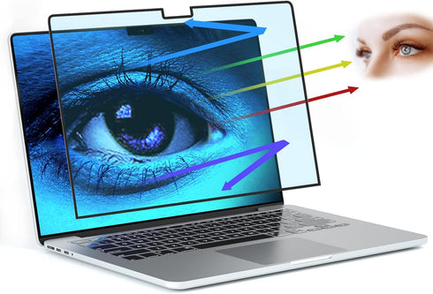FILMEXT Macbook Pro 16 inch Screen Protector M4 M3 M2 M1 2024-2021 Model A3403 A3186 A2991 A2780 A2485,Bubble Free Blue Light Screen Filter for Ma...