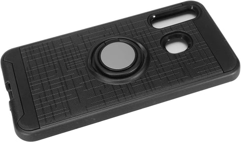 Z-GEN - Compatible with Samsung Galaxy A20, Galaxy A50 - Hybrid Phone Case w/Ring Stand - RS2 Black...