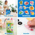 214 PCS Ocean Animals Reusable Sticker Books for Kids, 6 Sheets Reusable Stickers for Toddlers, Cute Waterproof Toddler Stickers Age 3+, Window Cl...