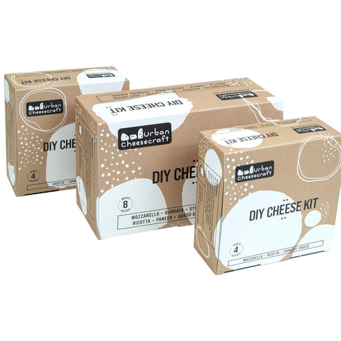 Mini DIY Cheese Kit - Ricotta & Farmers' Cheese - 4 Batches, Make Cheese in 30 Minutes, Vegetarian, Gluten Free & Non-GMO...