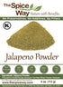 The Spice Way Jalapeno Powder - (4 oz) hot pepper powder from pure chile dried pods...