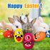 Squeaky Dog Toys for Small Dogs, Mini Dogs, Soft Latex Dog Squeaky Toys, Smile Squeaky Dog Balls, Egg Dog Toys Balls 6pcs (1.89 * 1.89 * 2.56inch,...