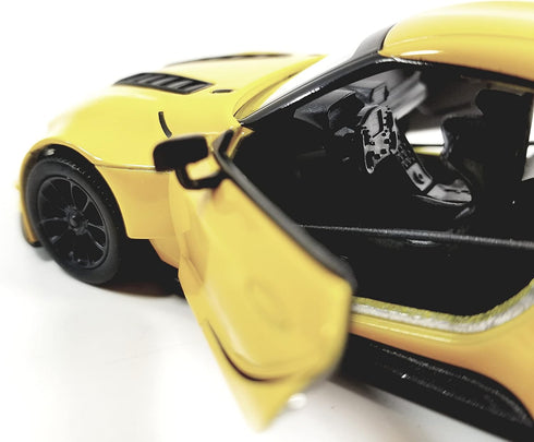 KiNSMART Toyota GR Supra Concept Racing Edition 1/36 Scale Diecast Race Car (Yellow)...