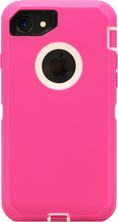 Hand-e Belt Clip Cover for iPhone SE 3rd & 2nd GEN 2022-2020 / iPhone 8 / iPhone 7 (4.7”) 2-in-1 Protective Defender Case w Screen Protector & Hol...