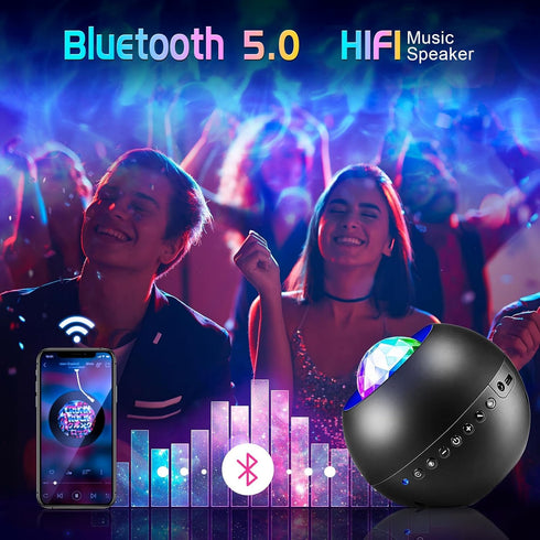 ?Birthday Gifts?Galaxy Projector 20Lighting Modes Galaxy Light Projector for Bedroom, HiFi Bluetooth Speaker Galaxy Lights for Bedroom 15White Noi...