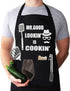 Aprons for Men, Mens Apron, Funny Chef Aprons for Men, Mr. Good Lookin' is Cookin’, Use for BBQ Grill Father's Day and Husband Birthday Gifts for ...
