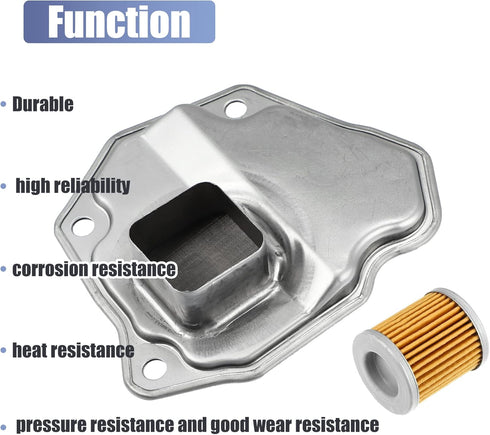 X AUTOHAUX 1 Set 31728-1XA00 21 Hole Gasket Transmission Filter Oil Pan Gasket Kit for Jeep Compass 2007-2017...