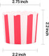 Webake 50pcs Full Size 6oz Paper Baking Cups Red Cupcake Liners Paper Snack Cups for Popcorn Cupcake Muffin Case Cupcake Bath Bomb, for Movie Part...