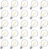 25 Pack G40 LED Replacement Light Bulbs, E12 Screw Base Waterproof Globe Bulbs Light for Indoor Outdoor String Lights, Patio Cafe Decor, Dimmable,...