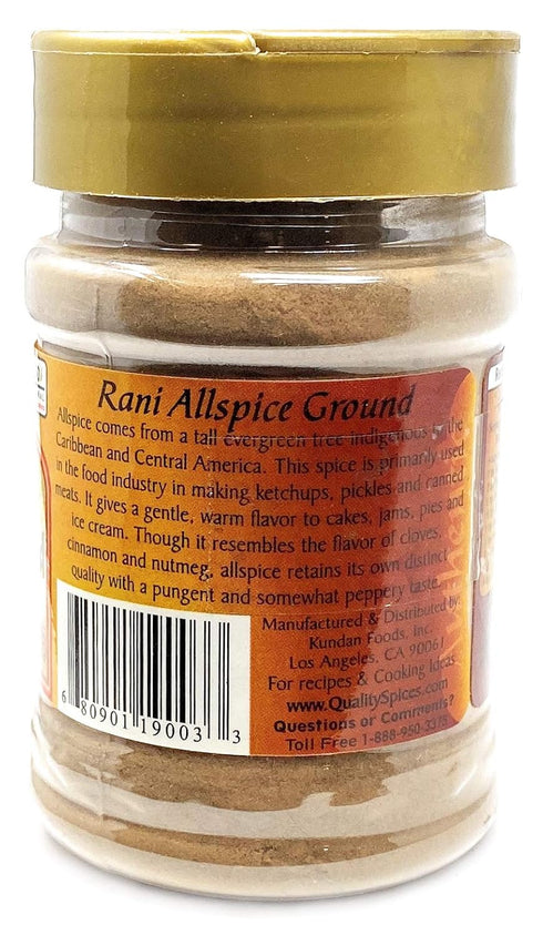Rani Allspice (Kabab Chini) Ground Powder 3oz (85g) PET Jar ~ All Natural | Vegan | Gluten Friendly | NON-GMO | Indian Origin...