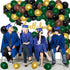 Dark Green Black Gold Balloons Arch Kit - Dark Green Black Balloons Gold Metallic Brown Balloons for Football Video Game Theme Birthday Graduation...