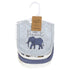 Touched by Nature Unisex Baby Organic Cotton Bibs, Classic Safari, One Size...
