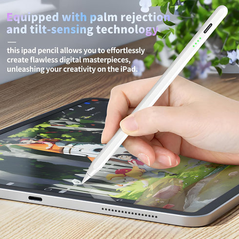 Stylus Pen for iPad, Mswinnie Fast Charge for iPad 10th Generation, Magnetic Pencil 2nd Generation for Apple iPad, Compatible with iPad Pro 11/12....