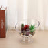 ELLDOO Clear Coffee Pod Holder, Plastic K Cup Holder Capsule Creamer Organizer, Candy Dish Fruit Jar Container Salad Bowl for Counter, Coffee Bar,...
