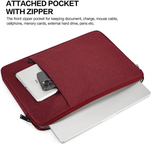 Laptop Sleeve Case 17 inch, Padded Shockproof Protective Carrying Bag for HP 17.3 Laptop, HP Pavilion 17, HP Envy 17, 17.3-in Water-Resistant Comp...