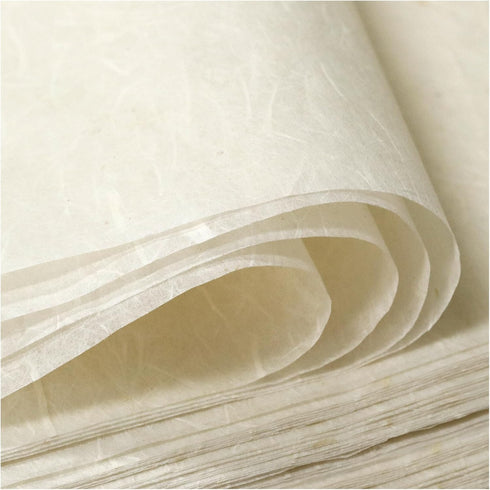 50/100 Sheets A4 Mulberry Paper Sheets Natural Fiber Rice Paper,8.3x11.7in Natural Decoupage Tissue Paper For Writing Painting, Decorative Paper, ...