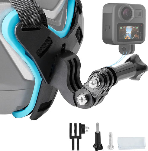 ChromLives Helmet Mount for Gopro, Updated Motorcycle Helmet Chin Strap Mount for Gopro Hero 11 10 9 8 7 6 5 4 3, Xiaomi Yi and More Action Camera...