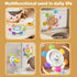 Sensory Suction Cup Spinning Top Mirror Toys, 3 in 1 Early Educational Baby Toy for 12 Months Toddler Travel Labyrinth Game, High Contrast Visual ...